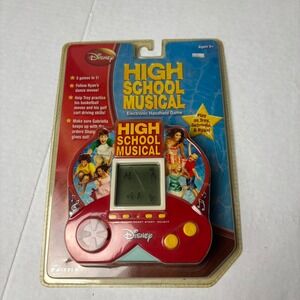 Disney High School Musical Electronic Handheld Game 5-in-1 Zizzle 2008 Red 05024